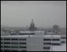in a snowstorm