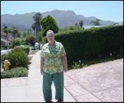 2 Johana in front of Joe house