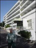 08 Johanna in Front of Hotel Behounek small