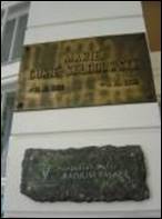 17 Plaque Honoring Madame Curie small